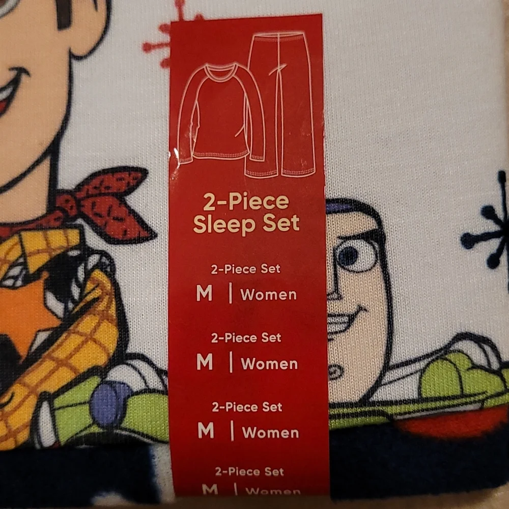 🔴🔴 Women’s Toy Story Long-sleeve and Pants Pajamas (size M) NWT - Picture 4 of 6